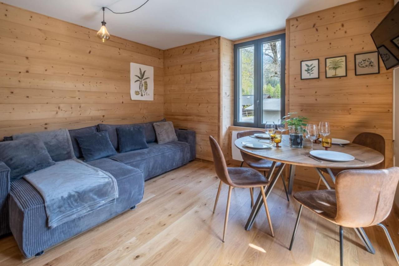 Newly Renovated Apartment With Mont Blanc View Chamonix Zewnętrze zdjęcie
